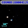 COSMOS J100042.25+021658.1