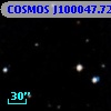 COSMOS J100047.72+021658.2