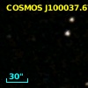COSMOS J100037.67+021636.0