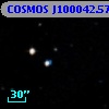 COSMOS J100042.57+021634.0