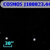 COSMOS J100023.44+021531.2