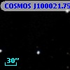 COSMOS J100021.75+021523.7