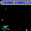 COSMOS J100052.25+021401.4