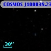 COSMOS J100038.23+021320.1