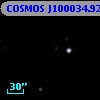 COSMOS J100034.92+021125.7