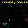 COSMOS J100047.59+021014.1