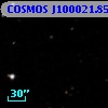 COSMOS J100021.85+020954.6