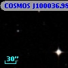 COSMOS J100036.98+020914.3