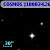 COSMOS J100034.26+020905.6