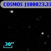 COSMOS J100023.33+020828.1