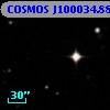 COSMOS J100034.88+020830.0