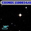 COSMOS J100034.41+020825.4