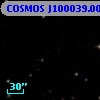 COSMOS J100039.00+020821.3