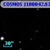 COSMOS J100042.83+020825.7