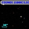 COSMOS J100021.93+020814.0