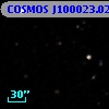 COSMOS J100023.02+020804.4
