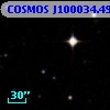 COSMOS J100034.49+020804.1