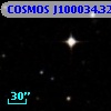 COSMOS J100034.32+020805.0