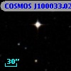 COSMOS J100033.02+020758.8