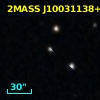 2MASS J10031138+6813360