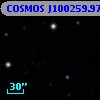 COSMOS J100259.97+022702.6