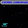 COSMOS J100304.05+022246.3