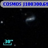 COSMOS J100300.68+022017.2