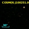 COSMOS J100251.06+022722.5