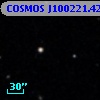 COSMOS J100221.42+022723.8