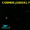 COSMOS J100241.76+022448.0