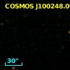 COSMOS J100248.09+022431.3