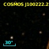 COSMOS J100222.22+022325.9