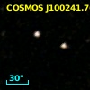 COSMOS J100241.76+022203.6