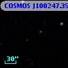COSMOS J100247.35+022152.6