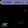 COSMOS J100242.26+021900.7