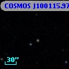 COSMOS J100115.97+022538.8