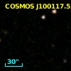 COSMOS J100117.53+022440.7
