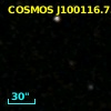 COSMOS J100116.75+022431.6