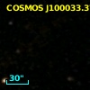 COSMOS J100033.37+022701.3