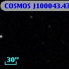 COSMOS J100043.43+022558.6