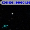 COSMOS J100024.01+022546.0