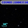COSMOS J100037.80+022544.4