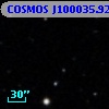 COSMOS J100035.92+022516.5