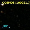 COSMOS J100021.70+022510.0