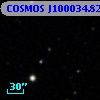 COSMOS J100034.82+022449.6