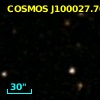 COSMOS J100027.70+022438.8