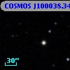 COSMOS J100038.34+022420.1