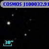 COSMOS J100032.91+022354.6
