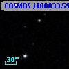 COSMOS J100033.59+022240.3