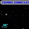COSMOS J100021.83+022122.8